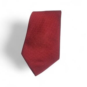 Gino Di Milano  Classic Red Silk Handmade Tie